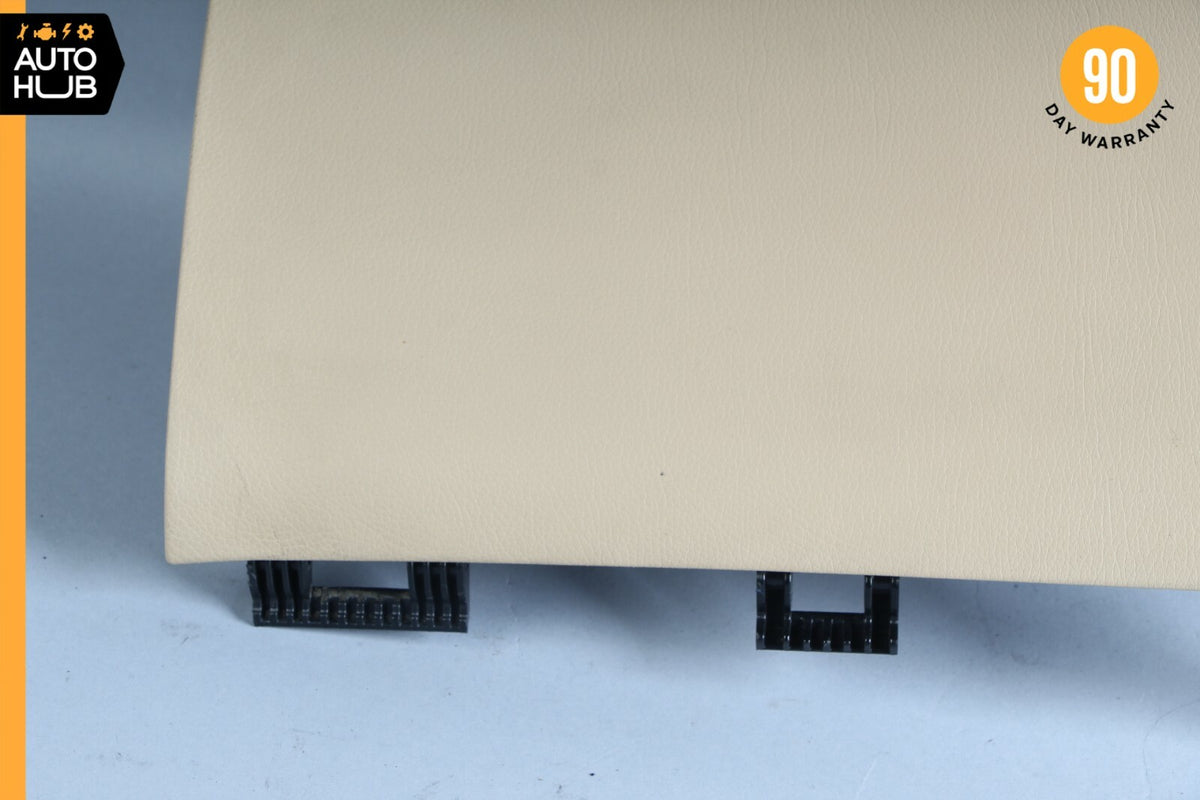 07-09 Mercedes W211 E350 E550 Dashboard Glove Box Storage Compartment Beige OEM - photo 6