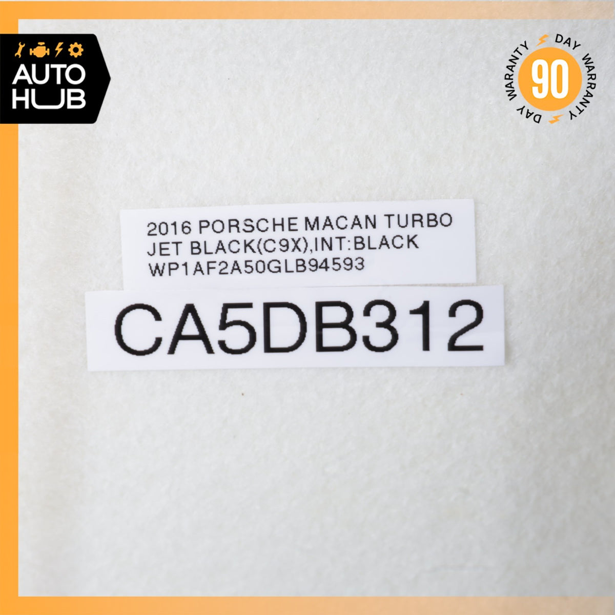 15-18 Porsche Macan 95B Front Left Driver Side Seat Upper Cushion Black OEM 72k - photo 21