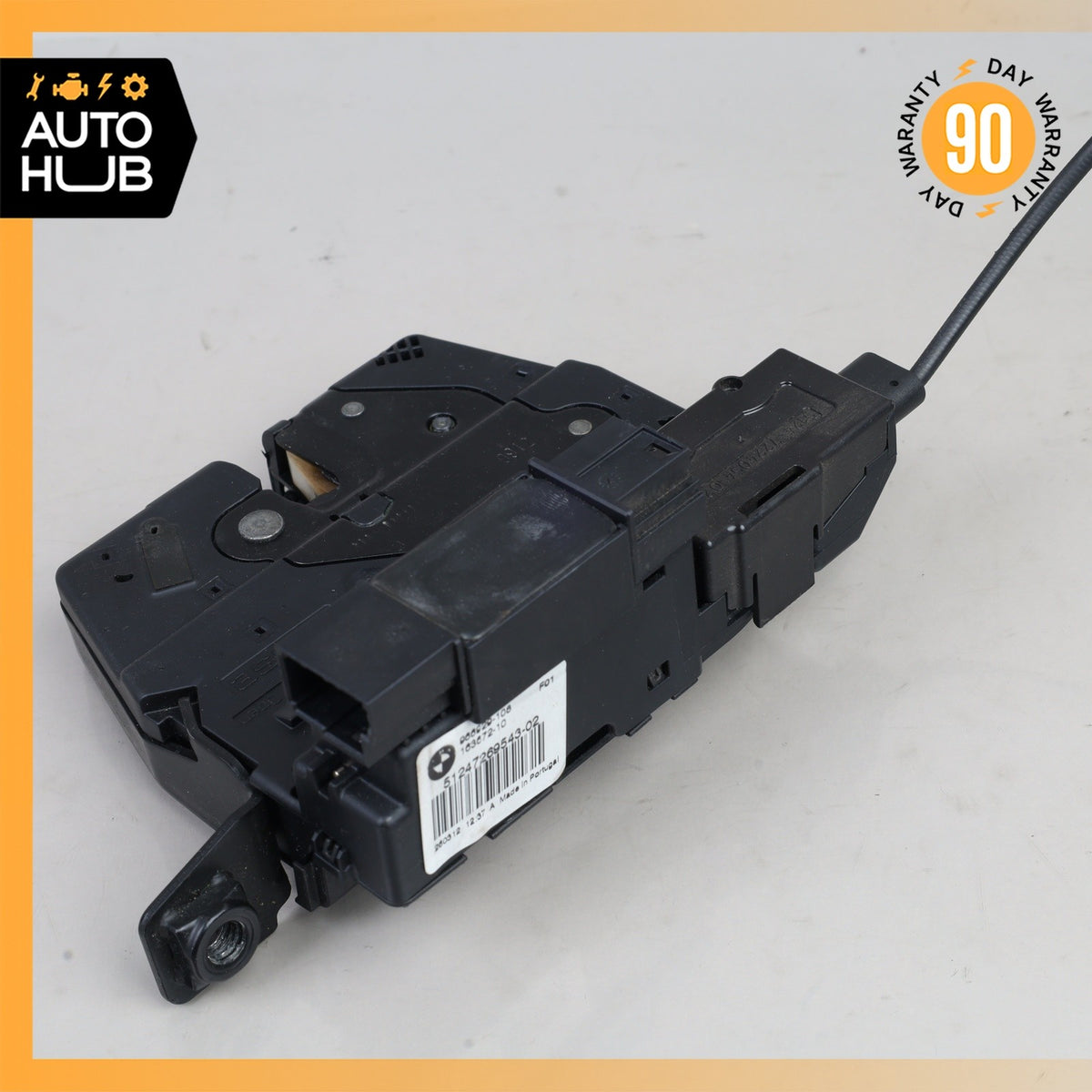 BMW F10 ActiveHybrid 5 Trunk Boot Lock Latch Actuator w/ Cable 7269543 OEM - photo 5