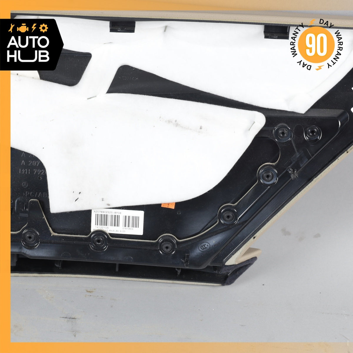 10-13 Mercedes W207 E550 E350 Coupe Rear Left Driver Side Door Panel Beige OEM - photo 13