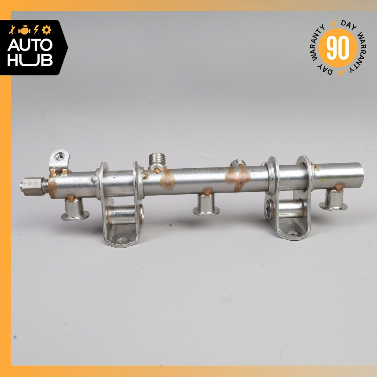 14-18 Porsche Macan Cayenne Left & Right Fuel Injection Rail Line Set OEM - photo 10