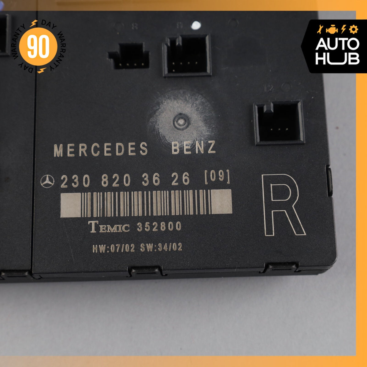 03-12 Mercedes R230 SL500 SL550 SL55 AMG Door Control Module Right Side OEM - photo 12