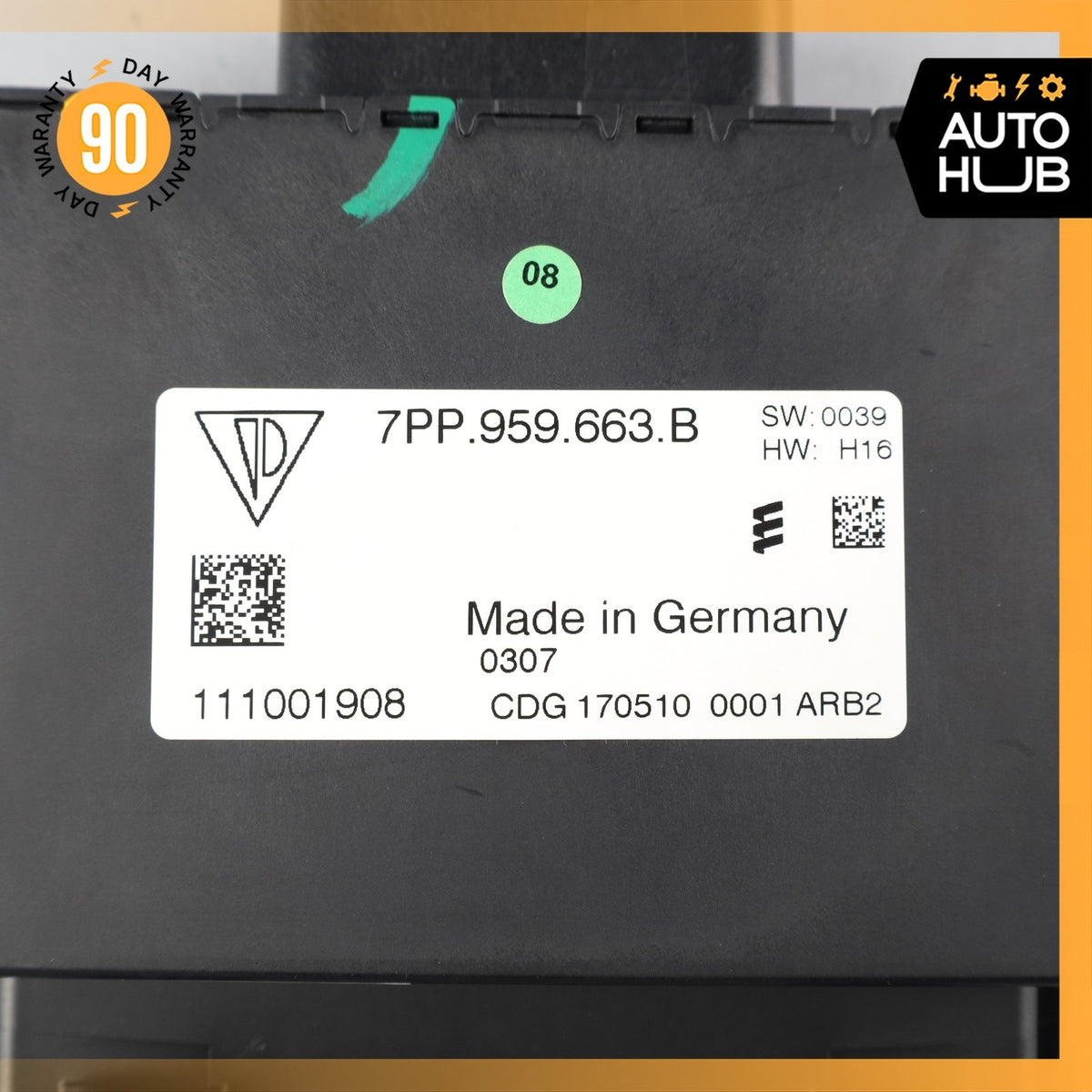 Porsche Cayenne 958 Start Stop Voltage Stabilizer Control Module ECU OEM - photo 8