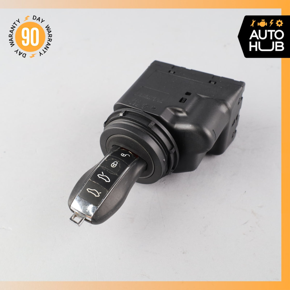 11-18 Porsche Cayenne 958 Start Ignition Switch Module w/ Key 7PP905865E OEM - photo 1