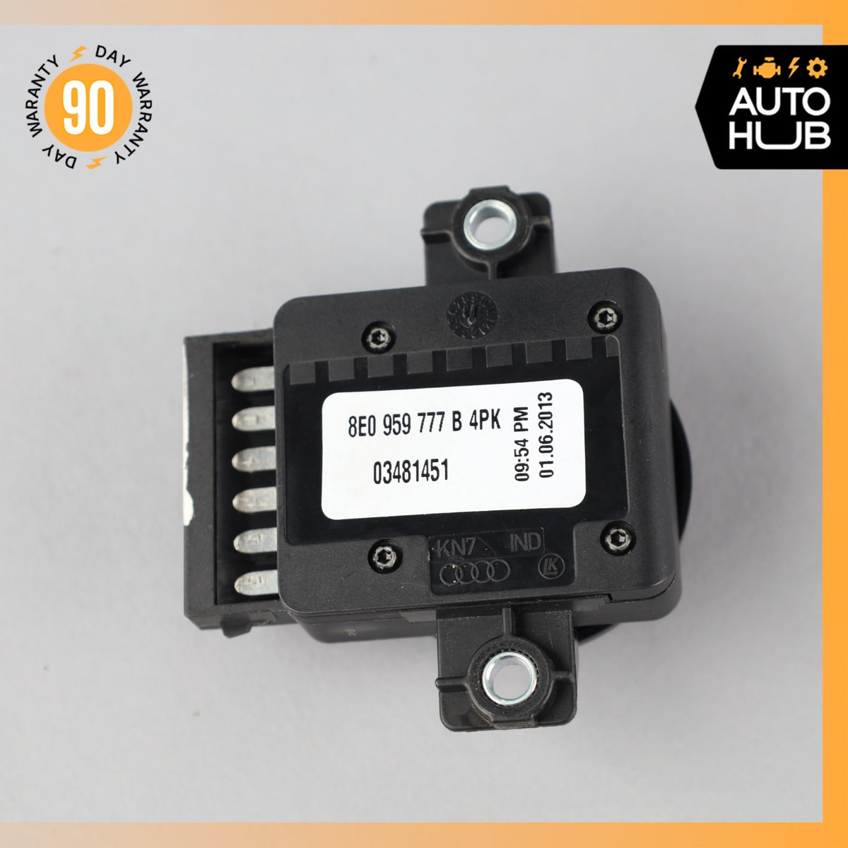 Audi S5 Front Right Power Seat Control Lumbar Switch Black OEM - photo 8