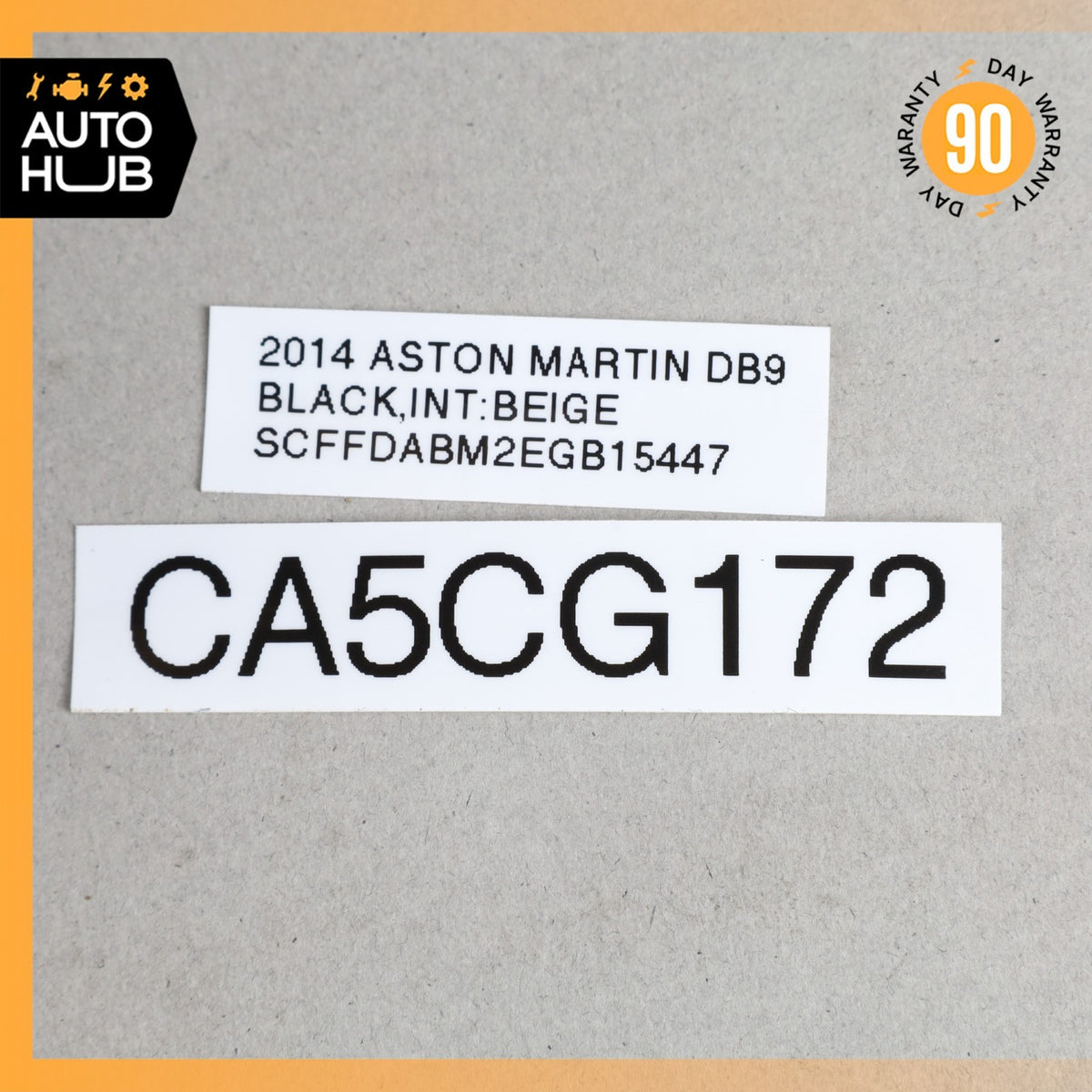 05-19 Aston Martin DB9 Front Right Passenger Side Dash Panel Airbag OEM 22k - photo 11