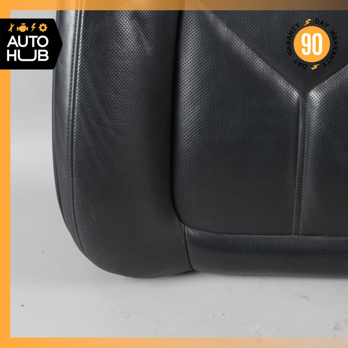 15-18 Porsche Macan S 95B Front Left Side Seat Upper Cushion Leather Black OEM - photo 6