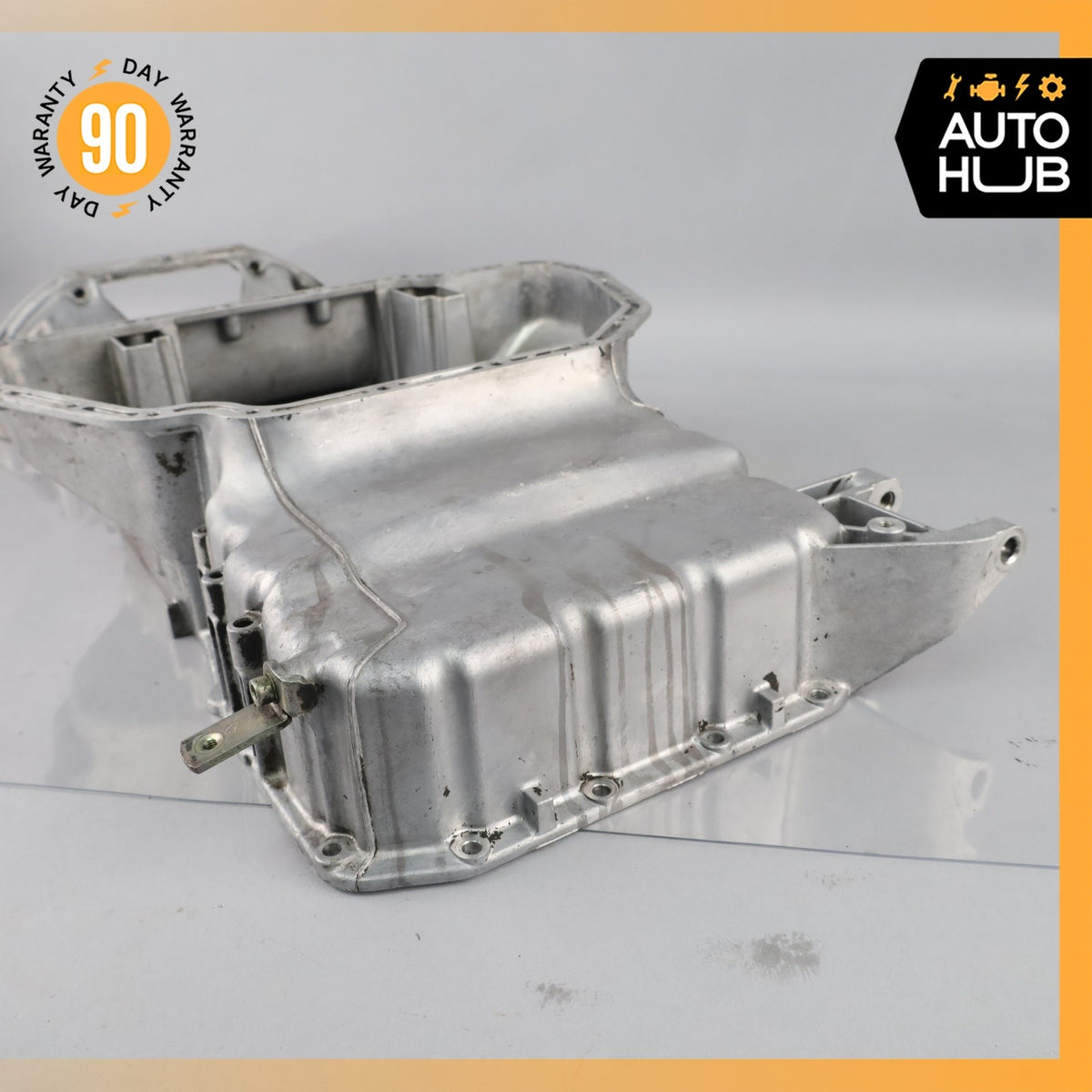 92-99 Mercedes W140 CL600 S600 Oil Pan Upper Part 1200103213 OEM - photo 11