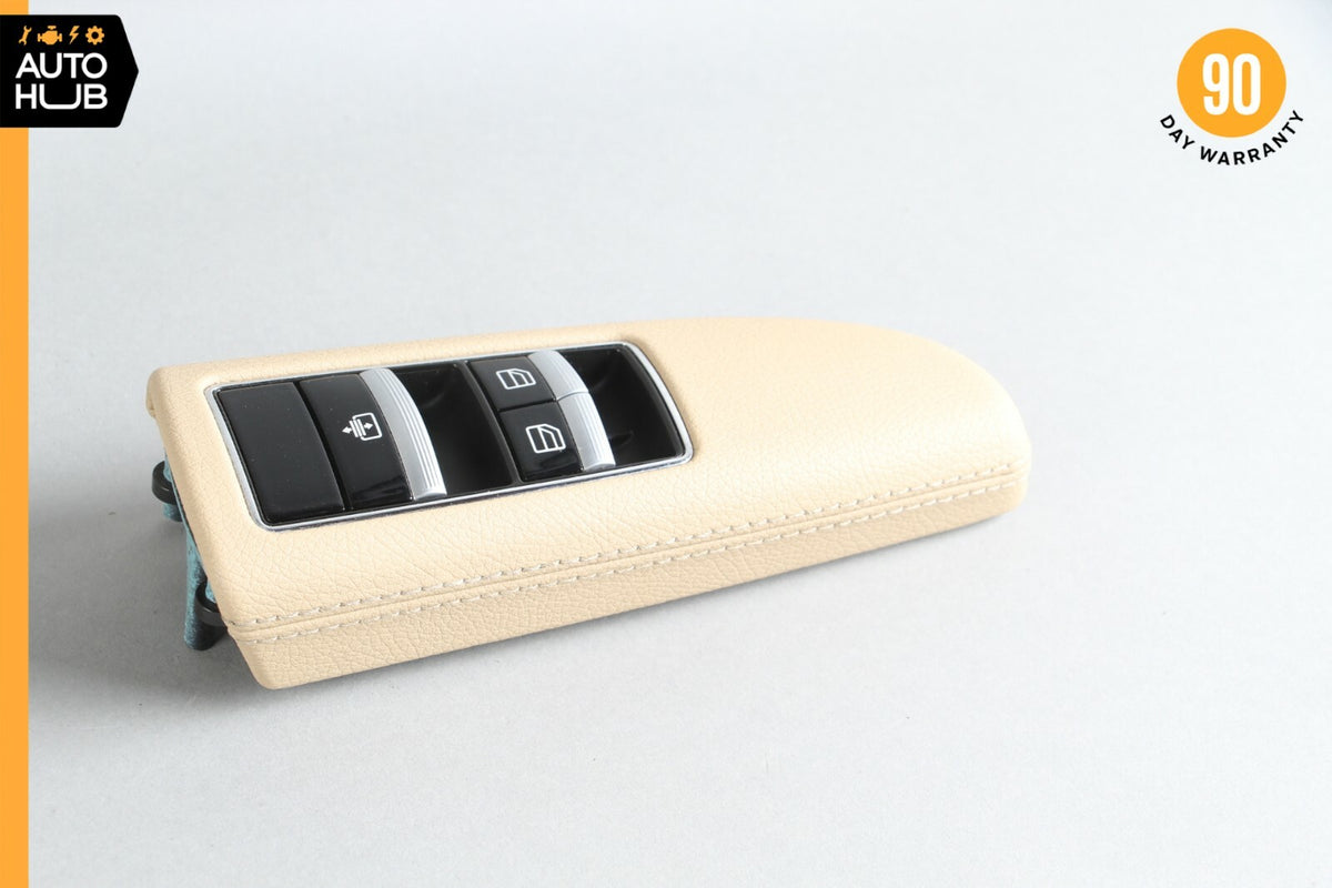10-13 Mercedes W221 S550 S400 Rear Left Driver Window Control Switch Beige OEM - photo 1