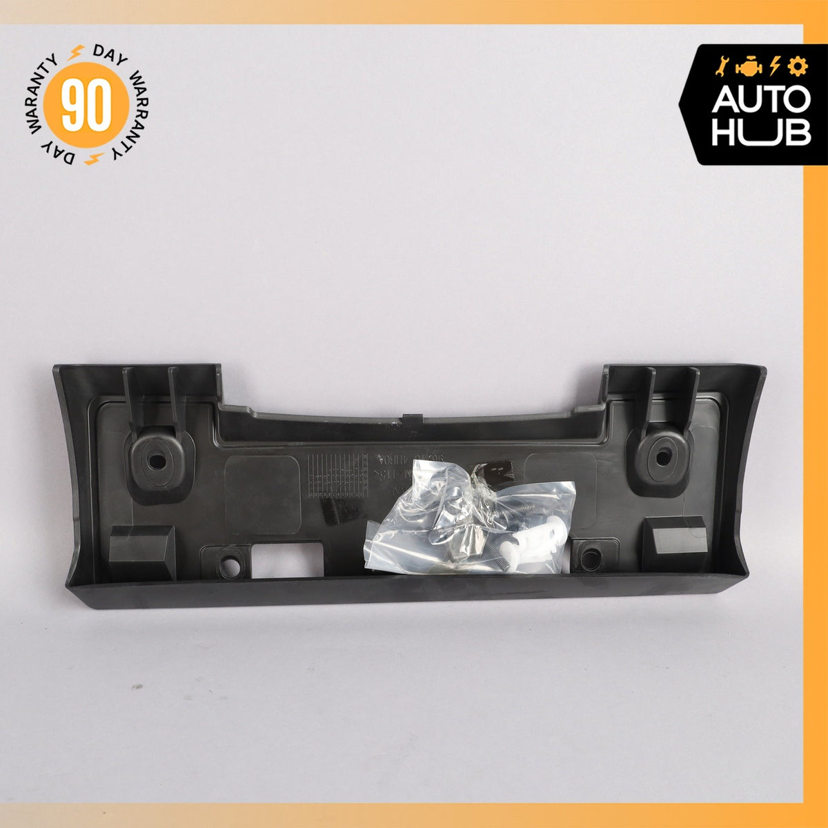 14-18 Infiniti Q50 Front Bumper License Plate Holder OEM 54k - photo 5