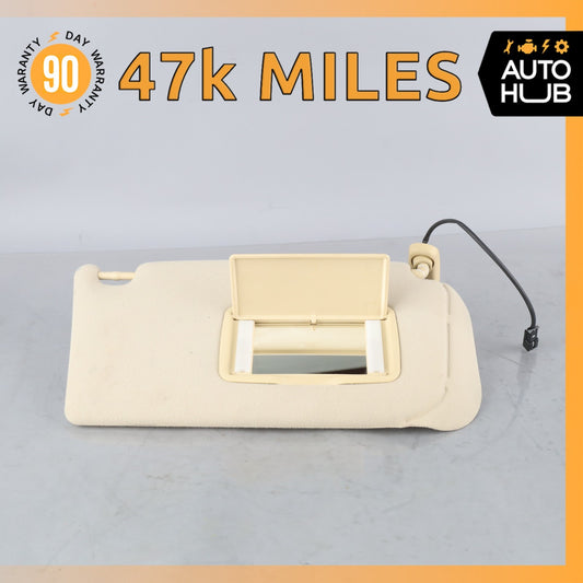 03-18 Maserati GranTurismo M145 Coupe Right Side Sun Visor Shade Beige OEM 47k - photo 1