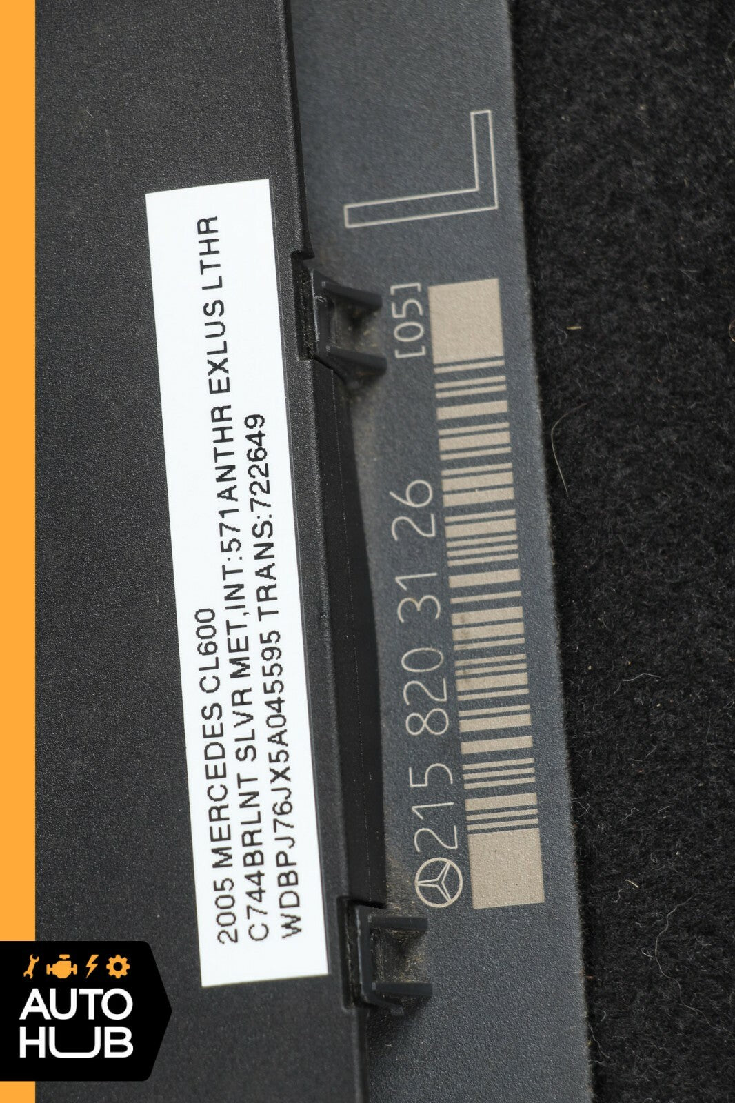 00-06 Mercedes W215 CL600 CL65 AMG Seat Memory Control Module Left Side OEM - photo 8