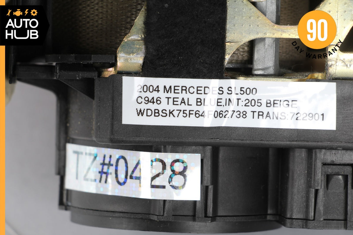 03-06 Mercedes R230 SL500 SL55 AMG Left Side Seat Belt Retractor Beige OEM - photo 12