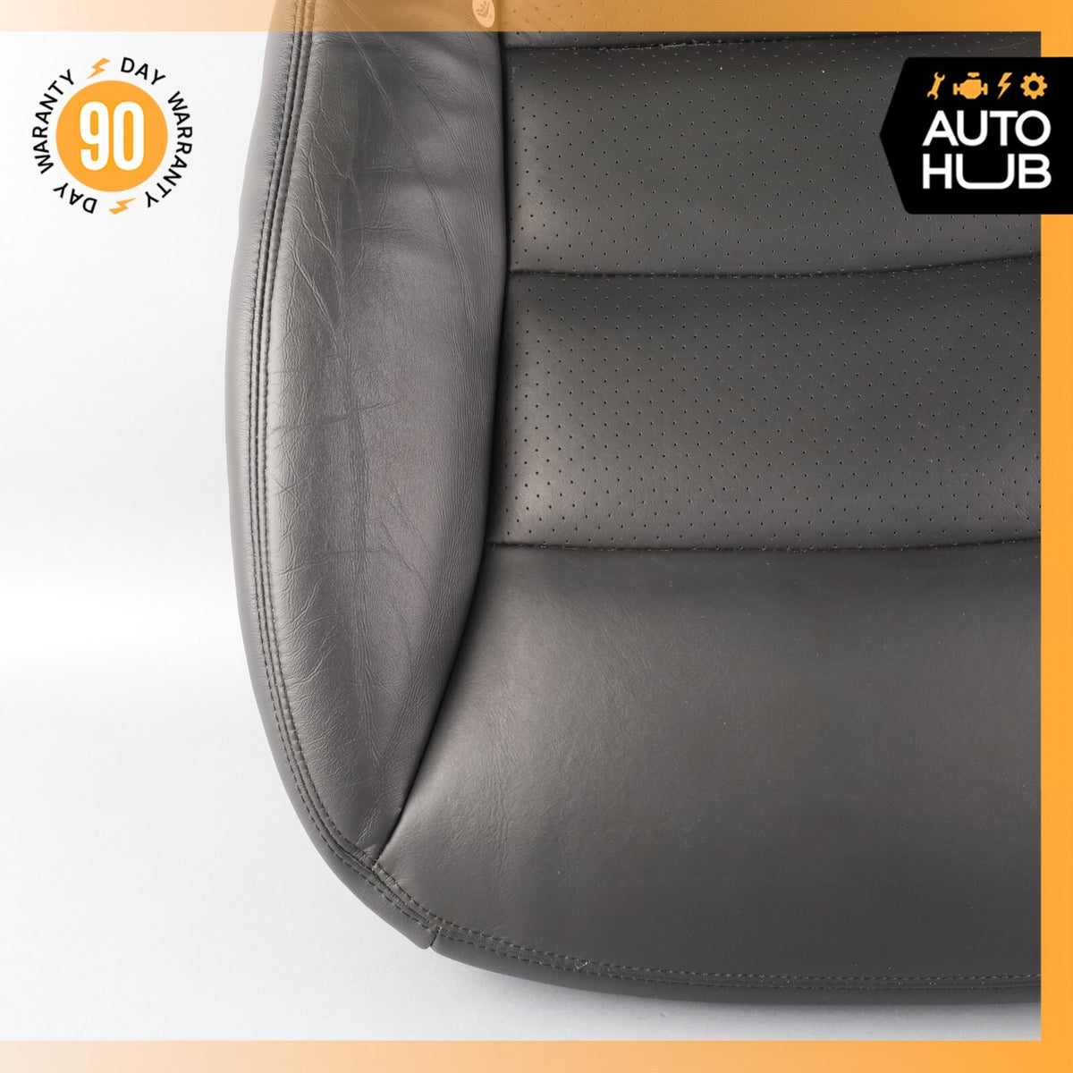 2005 Chevrolet Corvette C6 Front Right Bottom Lower Seat Cushion Black OEM - photo 5