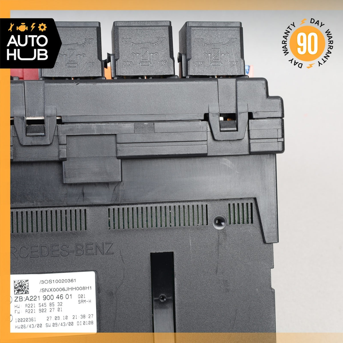 10-14 Mercedes W216 CL550 S550 Rear Trunk Fuse Box Relay Control Module OEM - photo 19