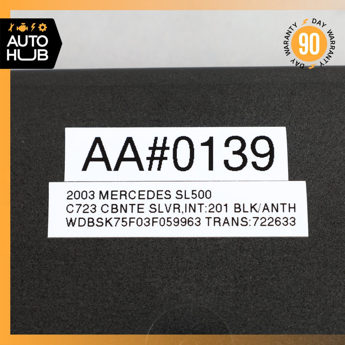 03-12 Mercedes R230 SL500 SL550 SL55 AMG Door Control Module Right Side OEM - photo 8