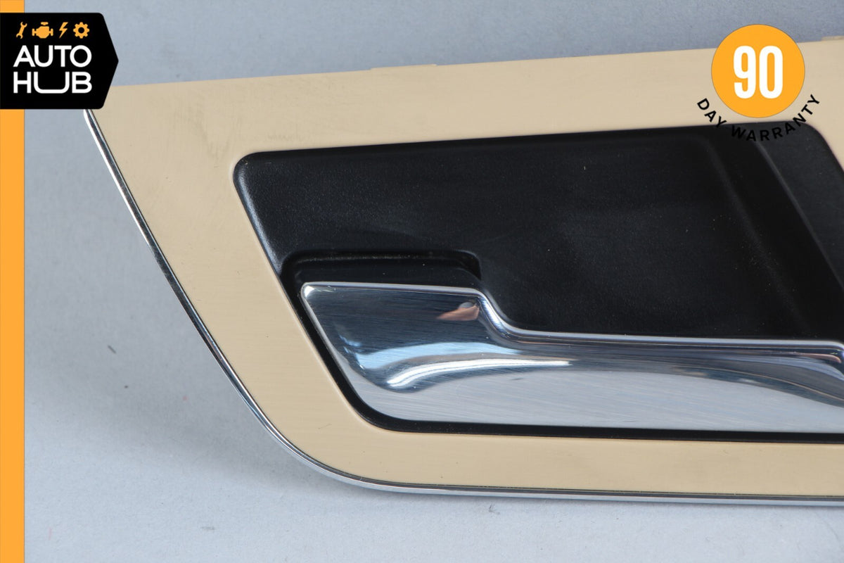 10-13 Mercedes W221 S550 S450 Rear Left Side Interior Door Handle Beige OEM - photo 2