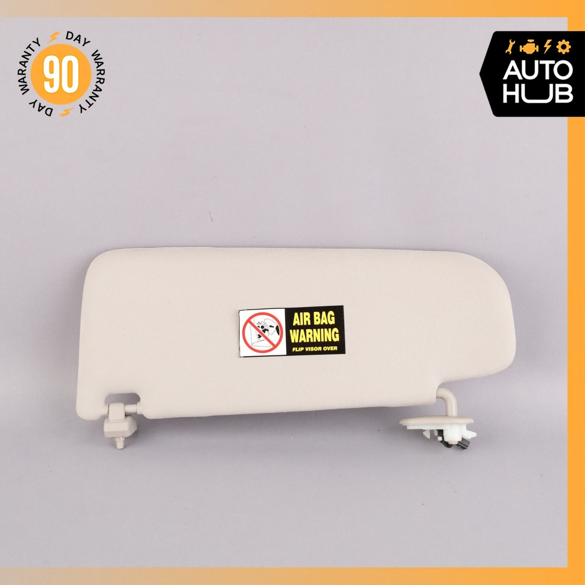 14-17 Maserati Quattroporte M156 Ghibli M157 Right Sun Visor Shade Gray OEM 46k - photo 6