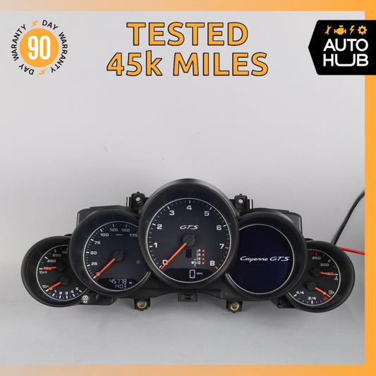 15-16 Porsche Cayenne 958 GTS 3.6L Instrument Speedometer Cluster OEM 45k - photo 1
