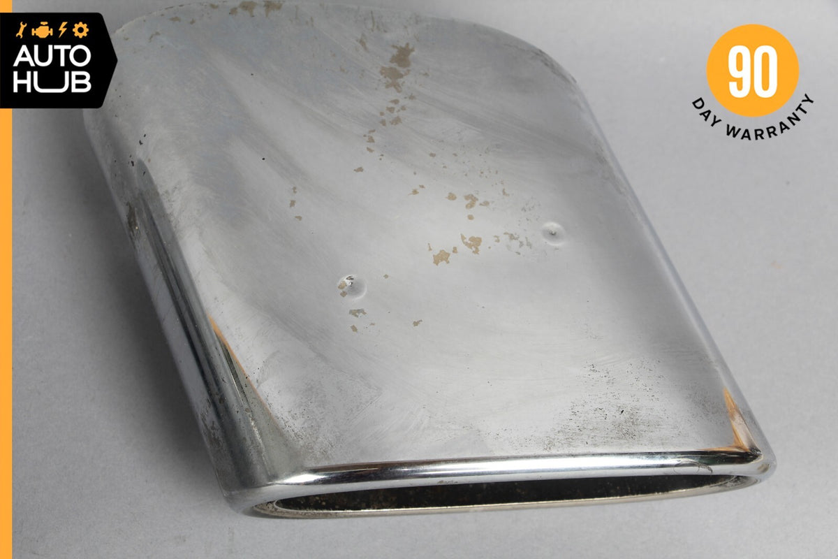 03-08 Mercedes R230 SL500 SL550 SL600 Exhaust Mufflers Muffler Tips Chrome OEM - photo 9