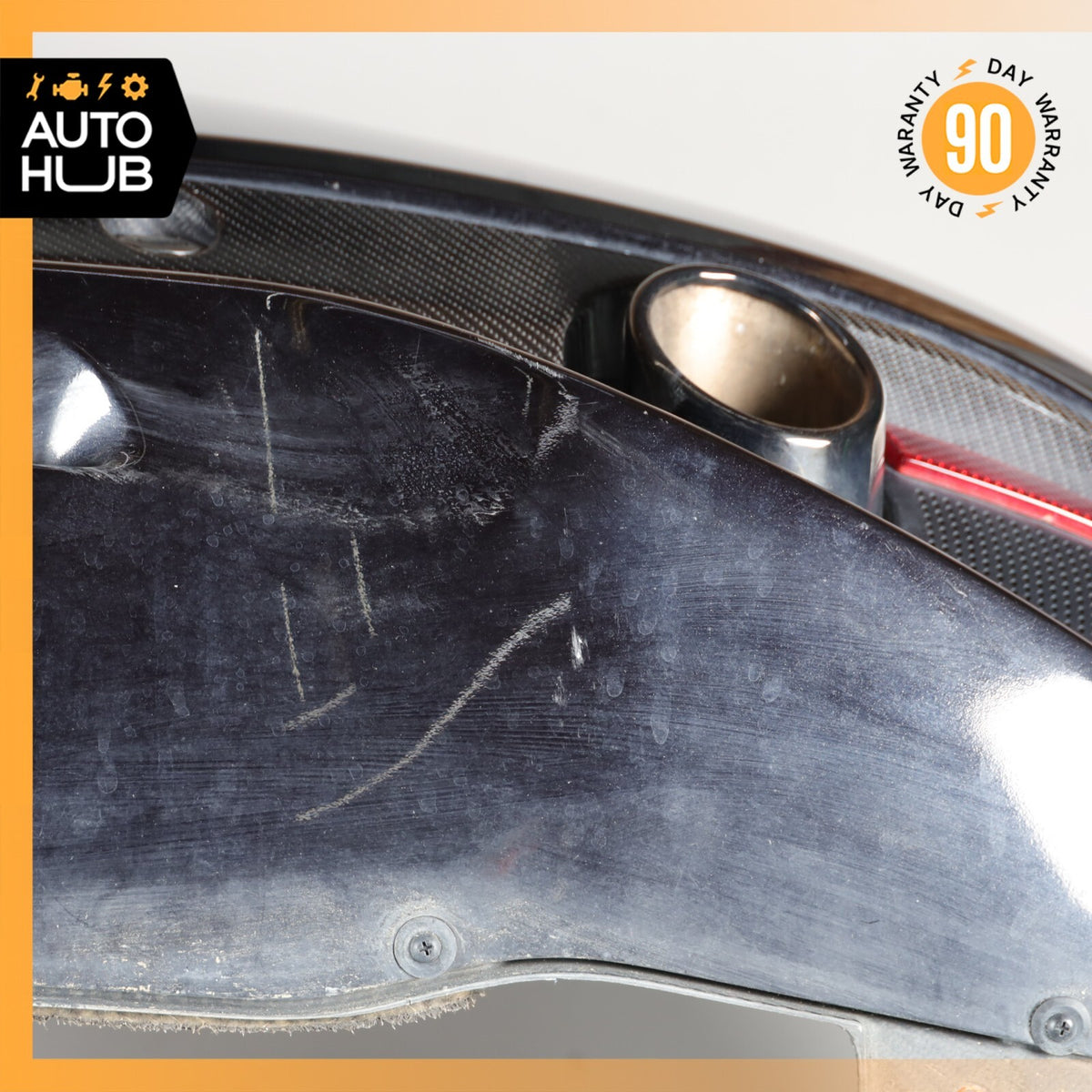 13-16 Aston Martin DB9 Rear Bumper Cover Assembly w/ Carbon Fiber Diffuser OEM - photo 13