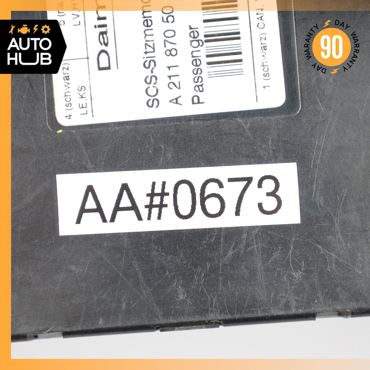 03-12 Mercedes R171 SLK350 E350 Front Right Seat Control Module 2118705026 OEM - photo 10