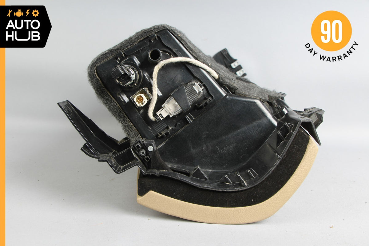 10-13 Mercedes W221 S400 S550 Dash Board Glove Box Compartment Beige OEM - photo 10