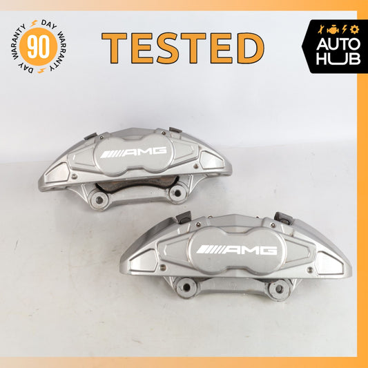 14-19 Mercedes W117 CLA45 GLA45 AMG Front Left & Right Brake Calipers Set OEM - photo 1