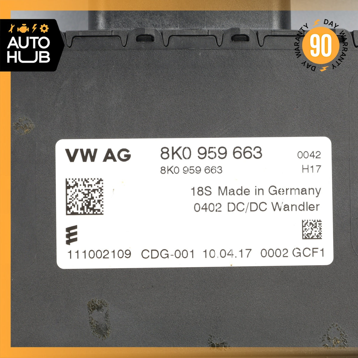 Porsche Macan 95B Voltage Stabilizer Control Module Unit ECU 8K0959663 OEM - photo 7
