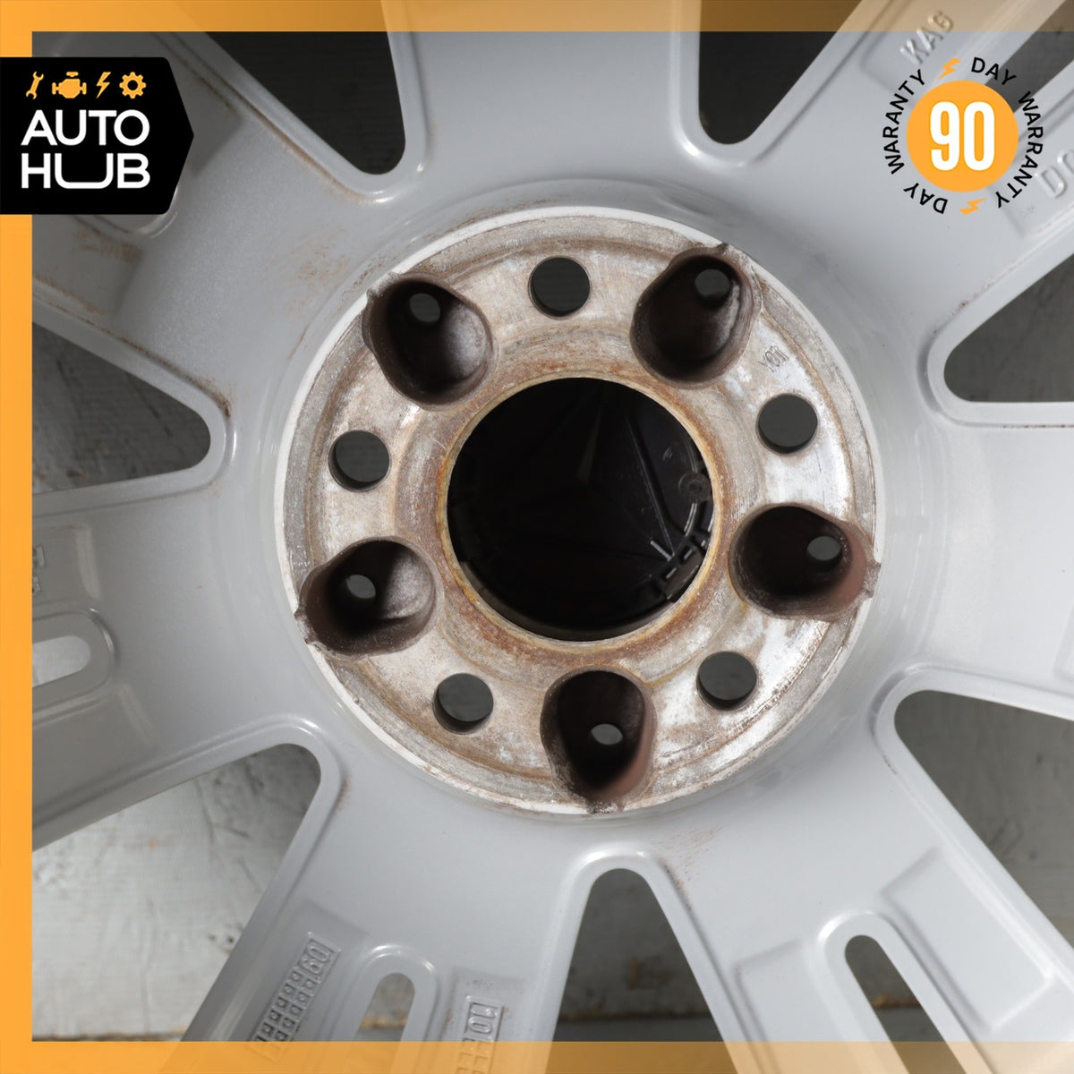 Mercedes W221 S400 S550 CL550 8.5 x 18 18" Wheel Rim Silver 2214017402 OEM - photo 20