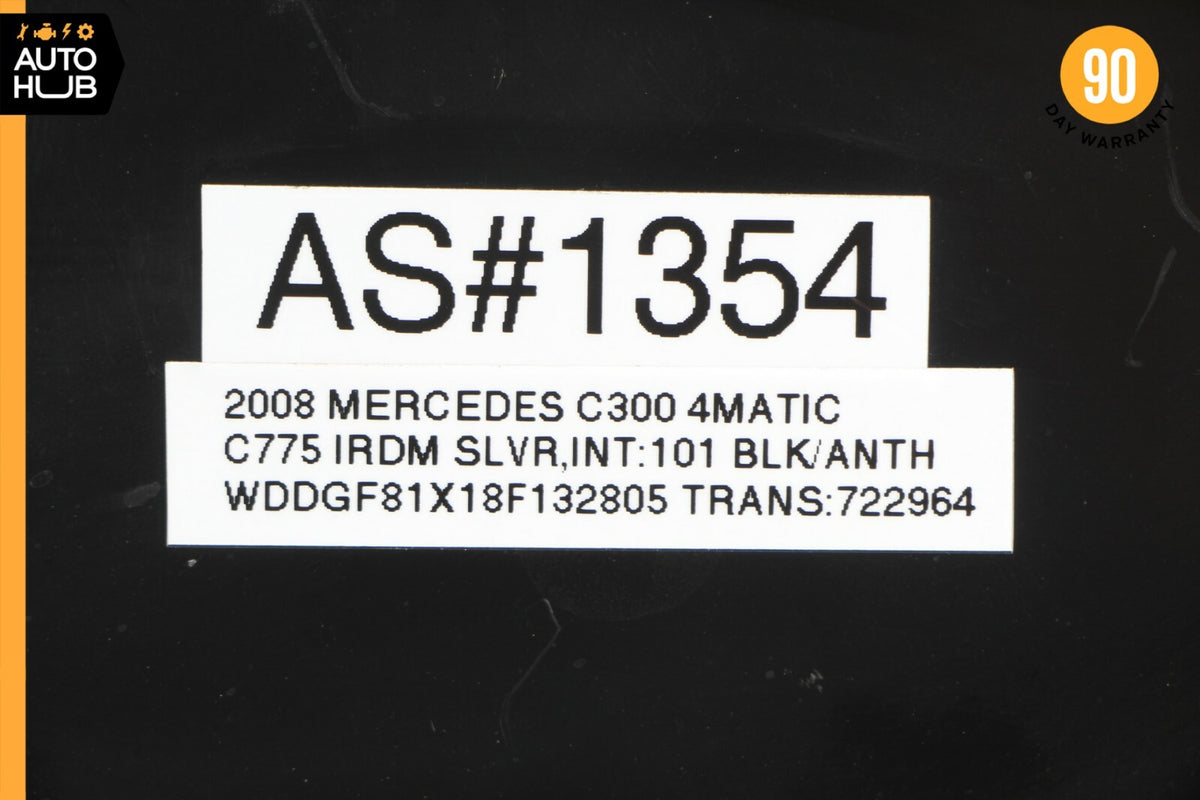 08-14 Mercedes W204 C300 C250 Dashboard Dash Board Trim Panel Left Black OEM - photo 12