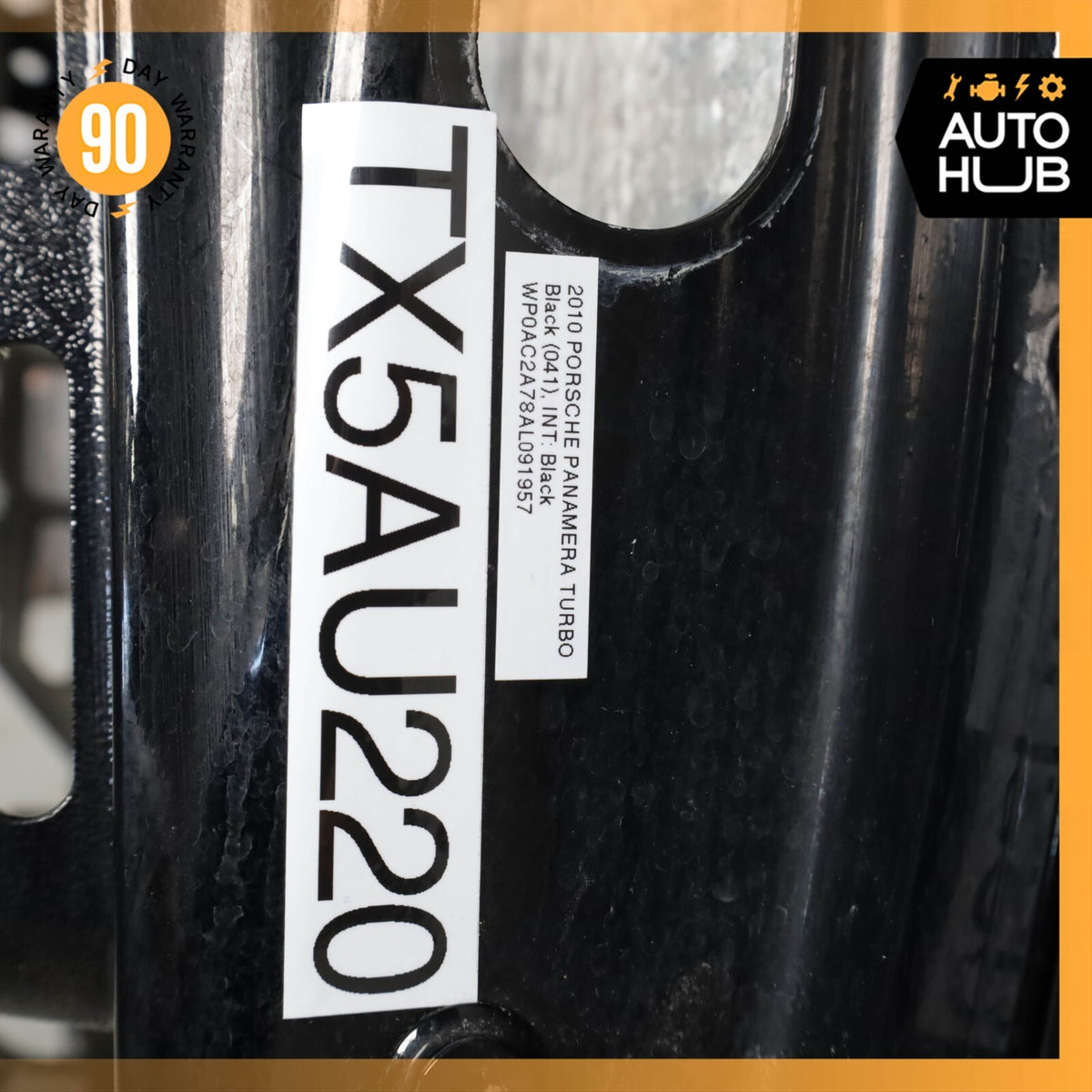 10-16 Porsche Panamera Turbo Rear Left Driver Side Door Shell OEM 87k - photo 14