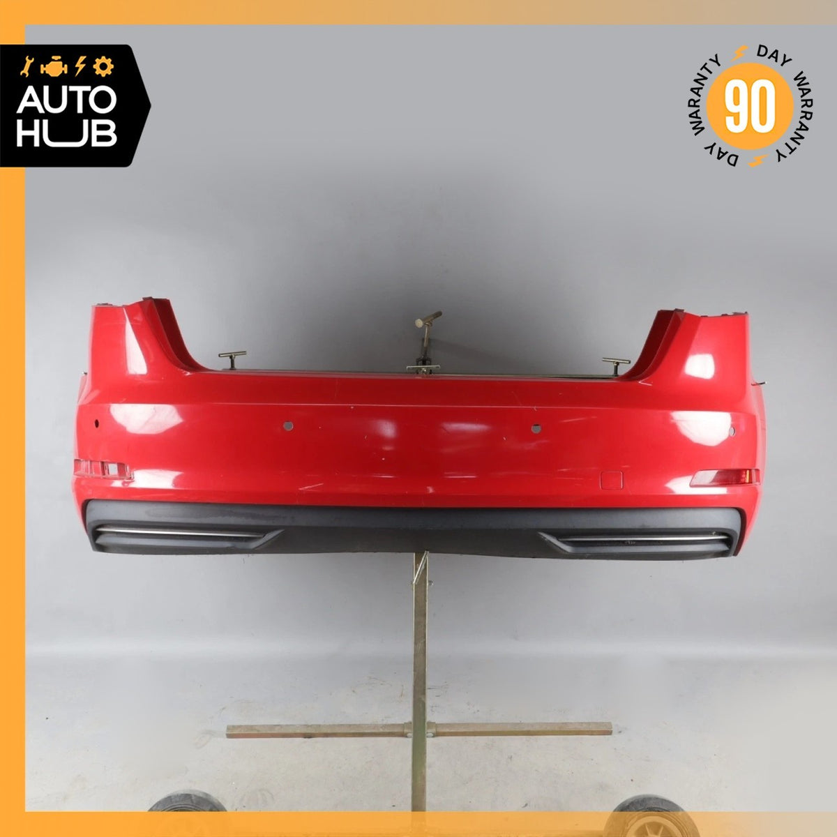 2016 Audi 8V A3 E-Tron Rear Bumper Cover Assembly Red OEM 78k - photo 2