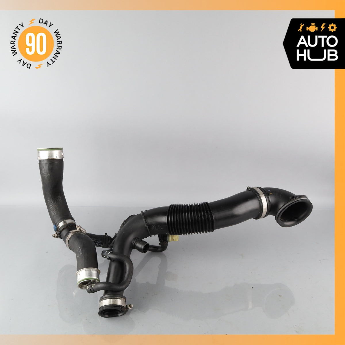 Porsche Cayenne 958 3.6L Left Radiator Intercooler Coolant Hose Set OEM - photo 7