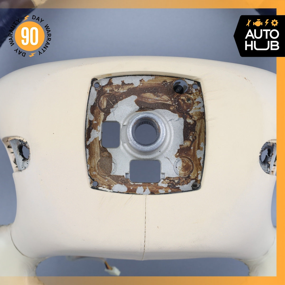 99-02 Bentley Arnage Steering Wheel Beige Blue PH27727PB OEM 42k - photo 16