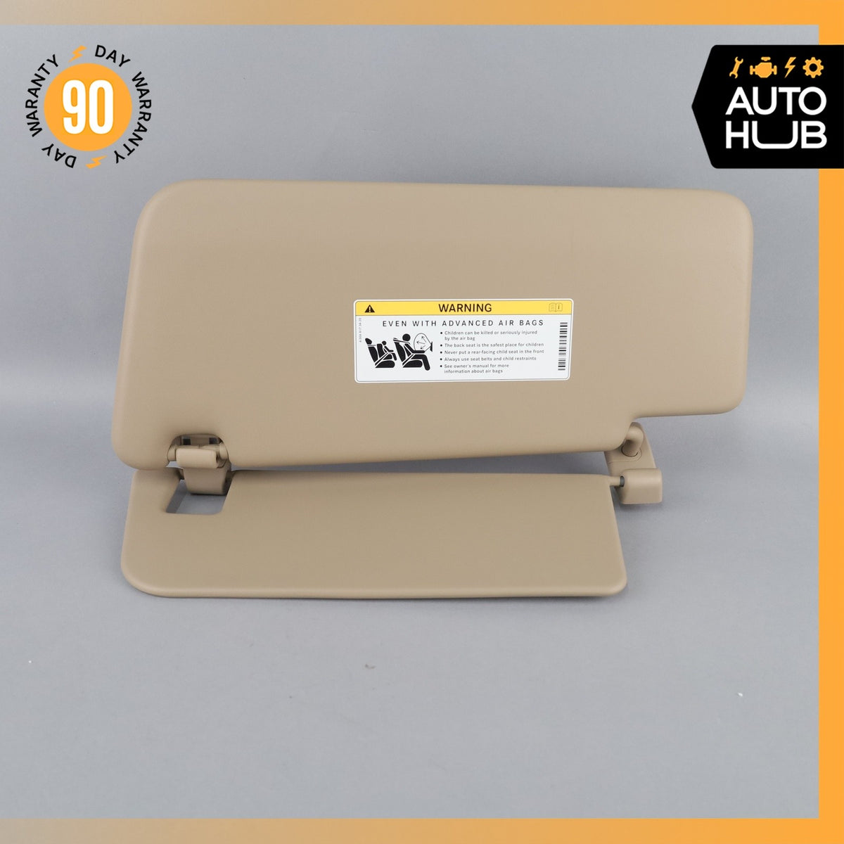 12-19 Mercedes W166 ML350 Sun Visor Sunvisor Right Passenger Side Beige OEM - photo 6