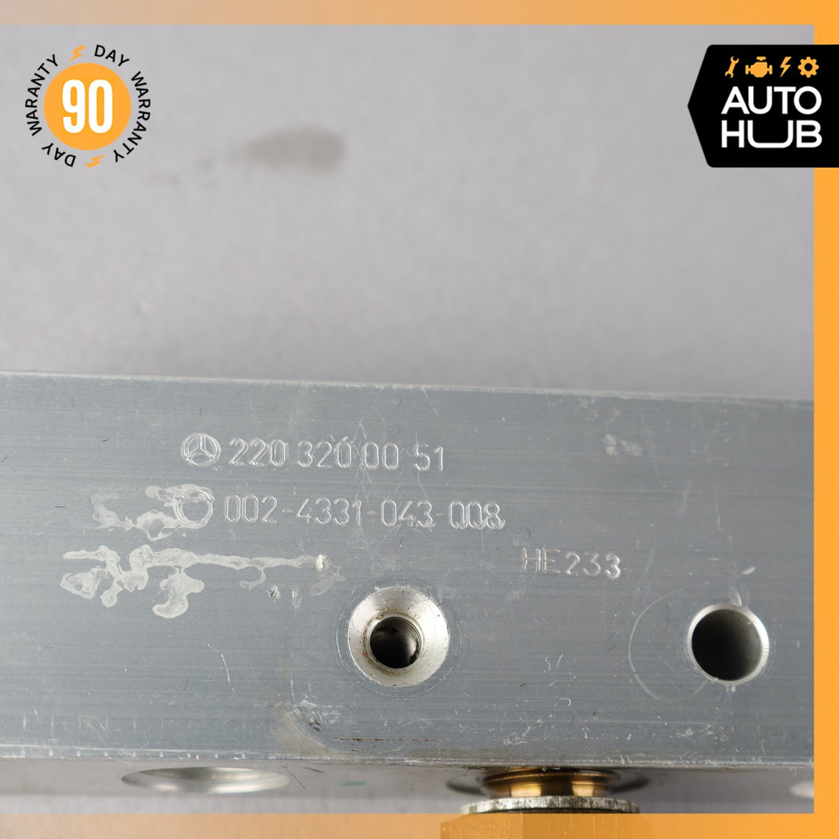 00-06 Mercedes R230 SL500 S430 CL500 ABC Hydraulic Suspension Distributor OEM - photo 8