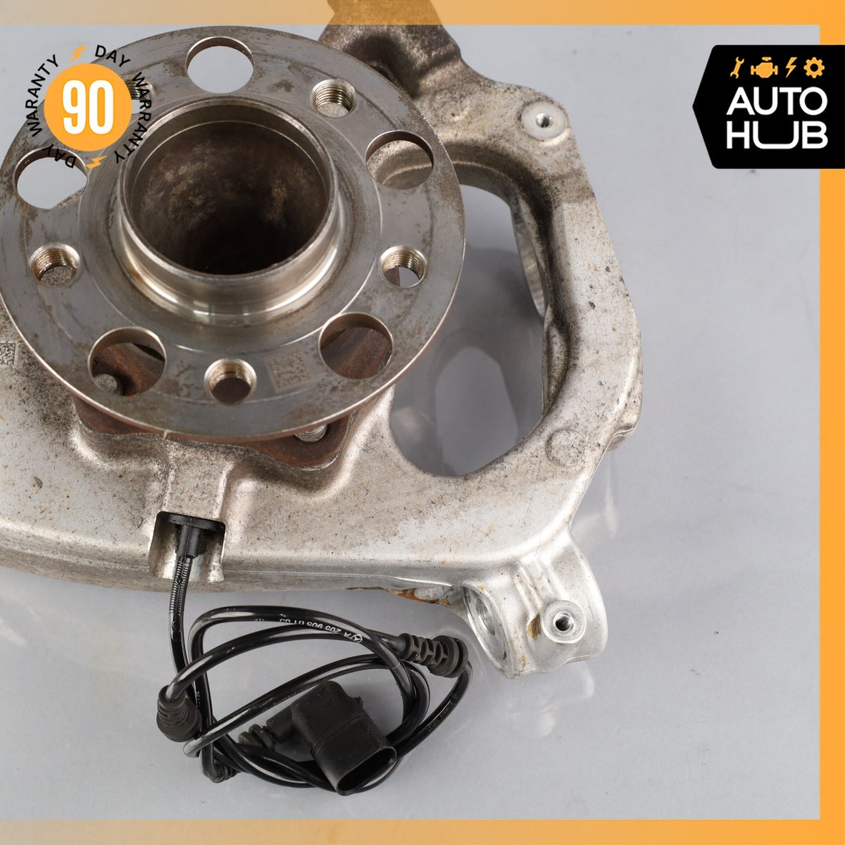 15-23 Mercedes W205 C63 AMG S Front Left Side Spindle Knuckle Hub OEM - photo 4