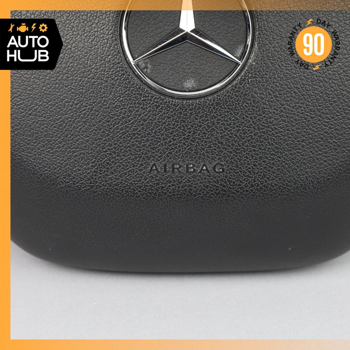 07-10 Mercedes W221 S63 AMG S400 CL550 Steering Wheel Airbag Air Bag Black OEM - photo 2