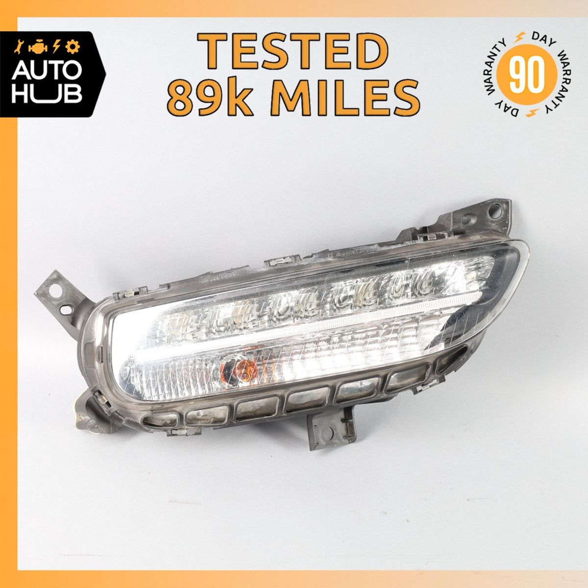 Porsche Panamera 970 Left Driver Side DRL Daytime Running Light Fog Lamp OEM 89k - photo 1