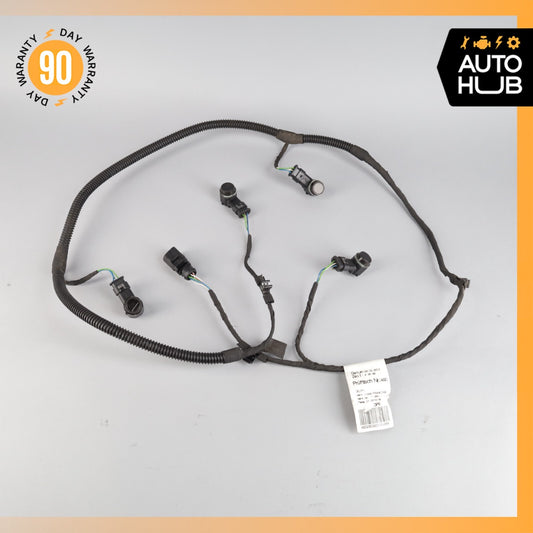 2013 Porsche Cayenne 958 GTS Rear Bumper Wire Harness w/ Parking Sensors OEM - photo 1