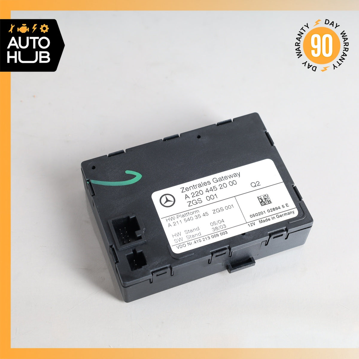 03-11 Mercedes R230 SL500 E320 Central Gateway Control Module 2204452000 OEM - photo 2