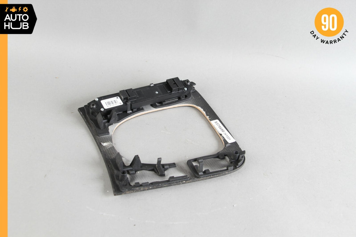 03-06 Mercedes W220 S430 S500 Center Console Shifter Bezel Trim Wood OEM - photo 7