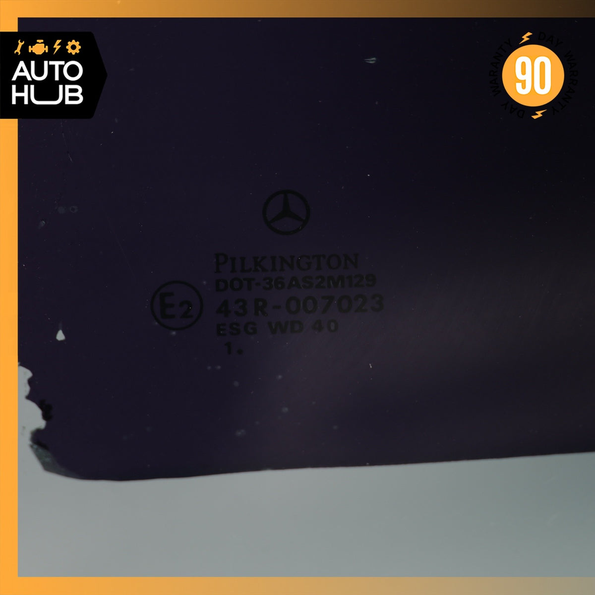 01-04 Mercedes R170 SLK320 Front Right Passenger Side Door Window Glass OEM - photo 8
