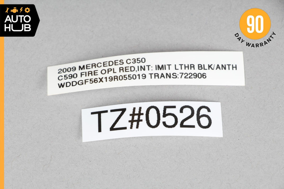 08-14 Mercedes W204 C350 C250 Dashboard Dash Board Trim Panel Left Black OEM - photo 12