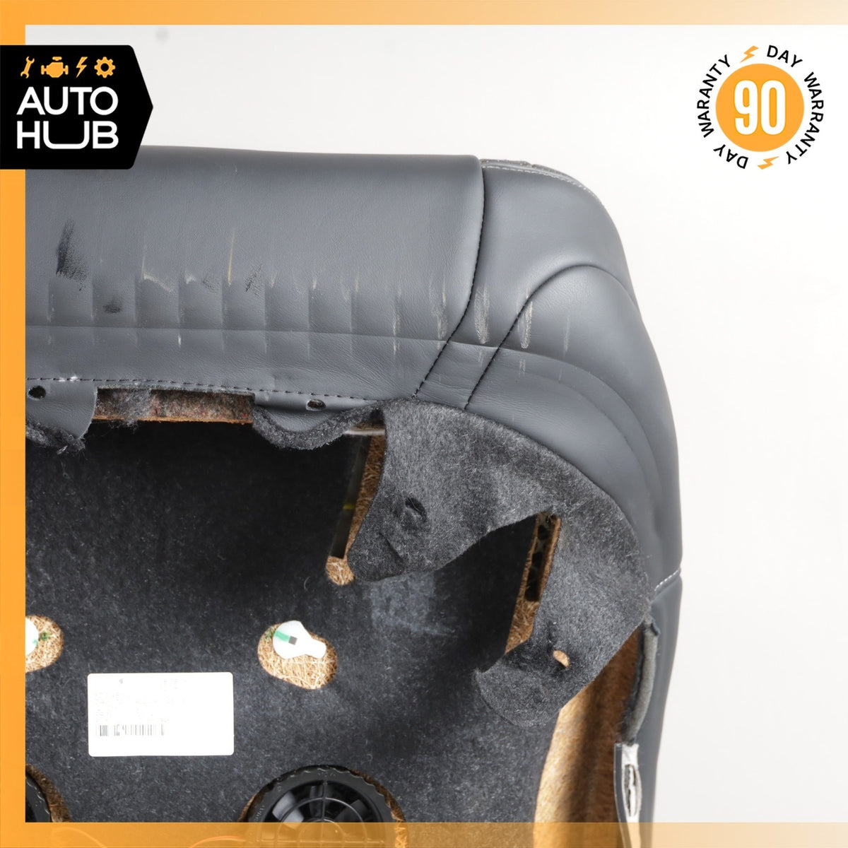Mercedes W222 S550e S600 Front Left Seat Upper Back Cushion Exclusive Black OEM - photo 9