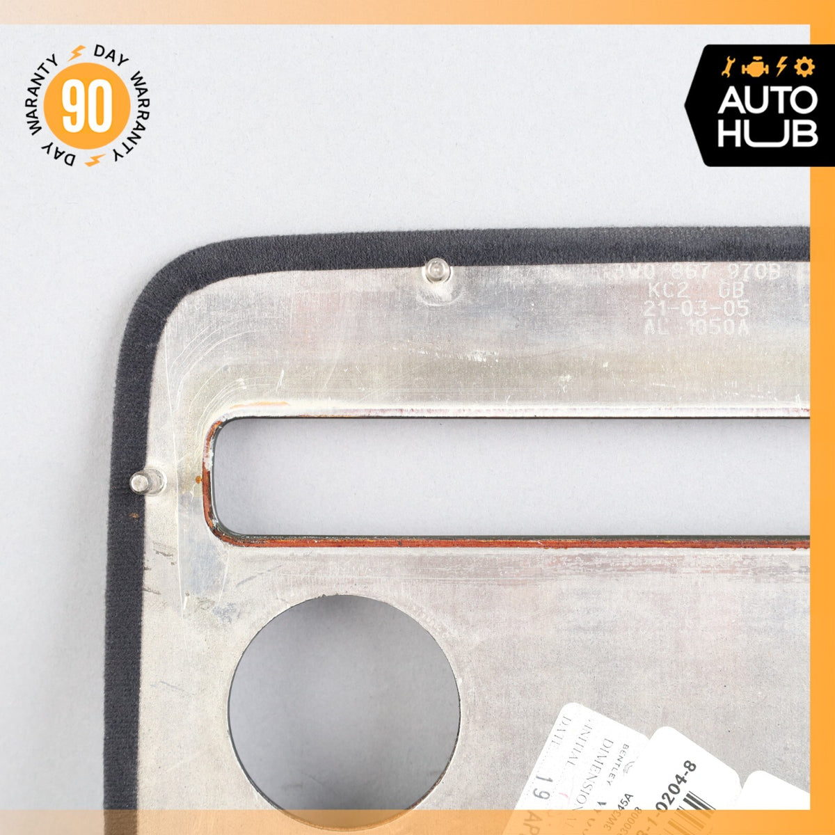 03-10 Bentley Continental GT Coupe Rear Overhead Dome Light Trim Wood OEM 73k - photo 9