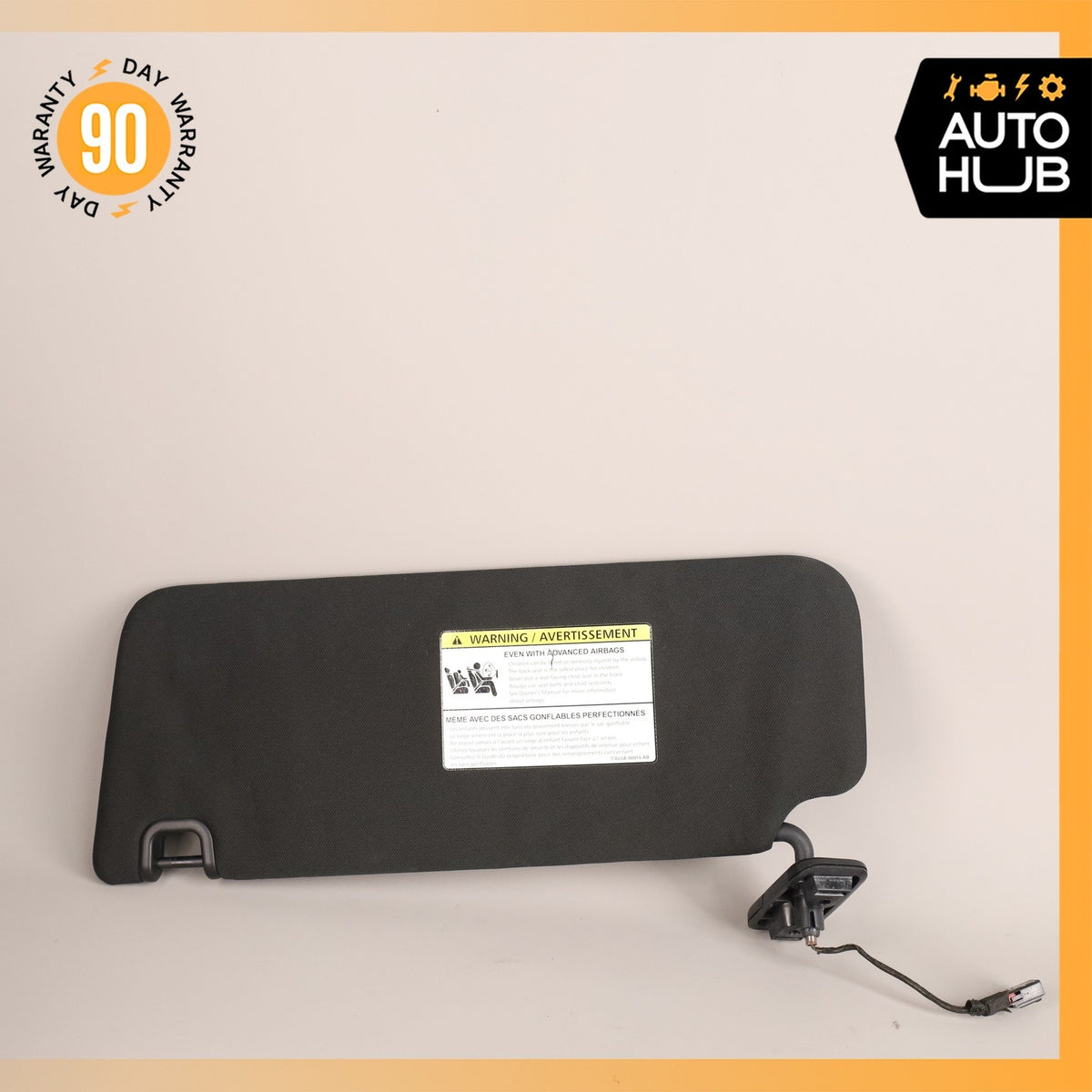 LR Range Rover Sport L494 L405 Right Sunvisor Sun Visor Shade Black OEM - photo 2