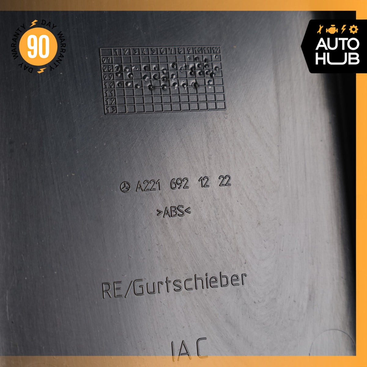 07-13 Mercedes W221 S400 S63 AMG Right Passenger B-Pillar Cover Trim OEM - photo 10