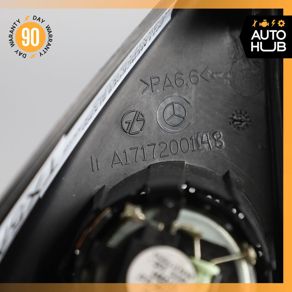 05-11 Mercedes R171 SLK300 SLK55 Left Side Door Tweeter Speaker Cover Black OEM - photo 9